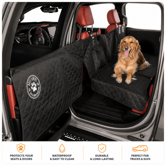 Premium Dog Travel Hammock With Door & Seat Protection